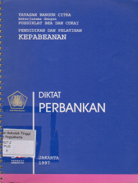 Pendidikan Dan Pelatihan Kepabeanan Diktat Perbankan