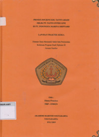 Laporan Proda Nautika : Proses docking KM.Tanto abadi milik PT, Tanto Intim Line di PT.Indonesia Marina Shipyard