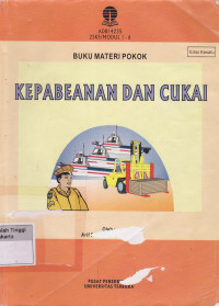 Buku Materi Pokok Kepabeanan dan Cukai