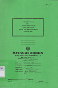 Instruction Manual For Hitachi Zosen - Hastie Single Loop System Piston Type Electro Hydraulic Steering Gear