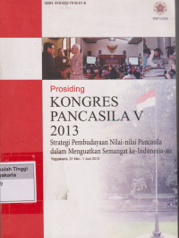 Prosiding Konggres Pancasila V 2013