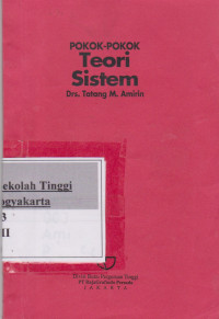 Pokok - Pokok Teori Sistem