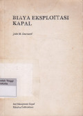 Biaya eksploitasi Kapal