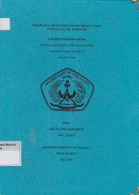 Laporan Proda Teknika : Perawatan sistem pelumasan mesin utama pada kapal MT.Harpa 369