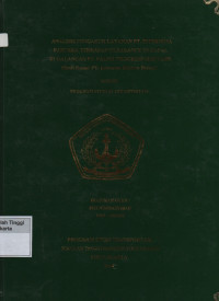 Laporan Skripsi Prodi S1 Transportasi : Analisis pengaruh layanan PT.Internusa Bahtera terhadap clearance in Kapal di galangan PT.Palma progress Shipyard ( Studi Kasus : PT.Internusa Bahtera Batam )