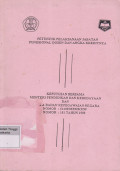 Petunjuk pelaksanaan jabatan fungsional dosen dan angka kreditnya keputusan bersama menteri pendidikan dan kebudayaan dan kepala badan kepegawaian negara Nomor : 61409/MPK/KP/99 Nomor : 181 Tahun 1999