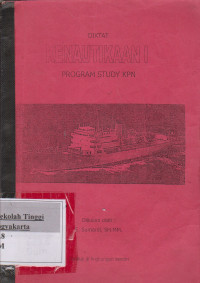 Diktat Kenautikaan I Program Study KPN