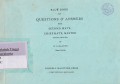Blue Book of Question & Answers for Second Mate, Chief Mate, Master