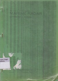 Marine Radar Operator's Manual