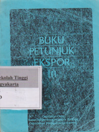 Buku Petunjuk Ekspor III