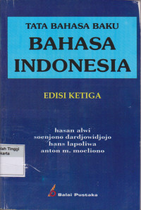 Tata Bahasa Baku Bahasa Indonesia