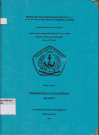 Laporan Proda Teknika : Perawatan Sistem Pendingin mesin utama pada KM Miyajima Milik PT.Armada Mandiri
