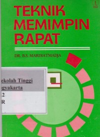 Image of Teknik Memimpin Rapat