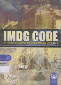 IMDG Code International Maritime Dangerous Goods Code Volume 2 2006