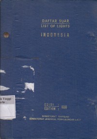 Daftar Suar List of lights Indonesia