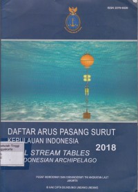 Daftar Arus Pasang Surut Kepulauan Indonesia 2018 tidal stream tables of indonesian archipelago