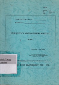Emergency Management Manual ( EMM )