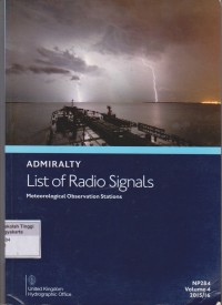 Admiralty list of radio signals : Meterorological observation stations