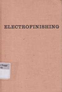 Electrofinishing