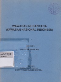 Wawasan Nusantara Wawasan Nasional Indonesia