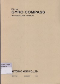 Gyro Compass Operator's Manual
