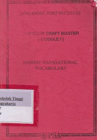 Marine Navigational Vocabulary : Harbour Craft Master (Module I)