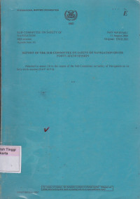 Image of Report Of The Sub-Committee on Safety of Navigation on Its Forty sixth session : Attached is annex 16 to the report of the Sub-Committe on Safety of Navigation on its forty-sixth session (NAV 46/14)