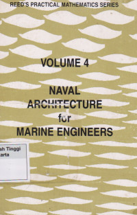 Image of Volume 4 Reed's Naval Architecture For Marine Engineers