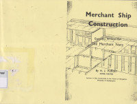 Image of Merchant Ship Construction : Especially Written for The Merchant Navy