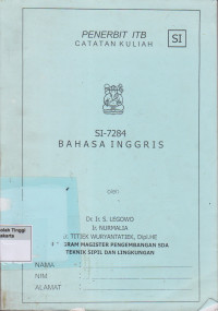 Image of Catatan Kuliah SI-7284 Bahasa Inggris