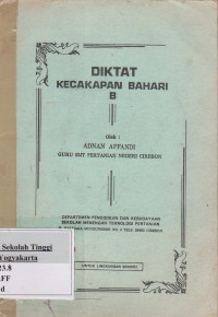 Image of Diktat Kecakapan Bahari B