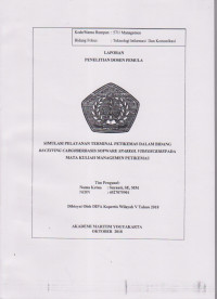 Image of Laporan Penelitian Dosen Pemula : Simulasi Pelayanan Terminal Peti Kemas Dalam Bidang Receiving Cargoberbasis Sofware Sparkol Videoscribepada Mata Kuliah Managemen Peti Kemas