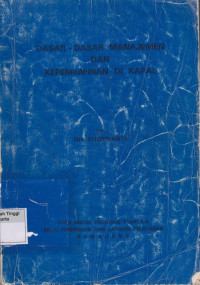 Image of Dasar-dasar Manajemen dan Kepemimpinan di Kapal