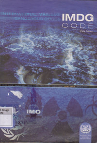 Image of International Maritime Dangerous Goods IMDG Code