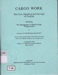 Image of cargo work the care, handling and carriage of cargoes