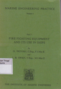 Image of Part 5 Fire Fighting Equipment And Its Use In Ships
