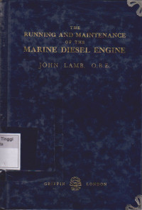 Image of The Running And Maintenance Of The Marine Diesel Engine