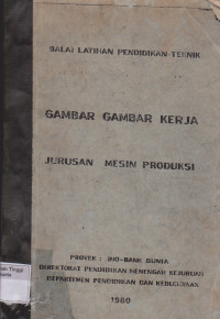 Image of Gambar Gambar Kerja Jurusan Mesin Produksi