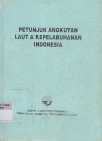 Image of Petunjuk Angkutan Laut & Kepelabuhanan Indonesia