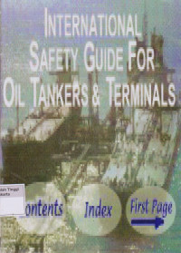 Image of International safety guide for oil tankers & terminals