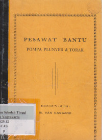 Image of Pesawat Bantu Pompa Plunyer & Torak