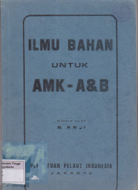 Image of Ilmu Bahan Untuk AMK - A&B