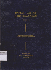 Image of Daftar - Daftar Ilmu Pelayaran Jilid I