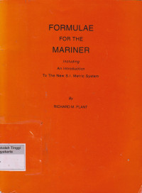 Image of Formulae for the Mariner