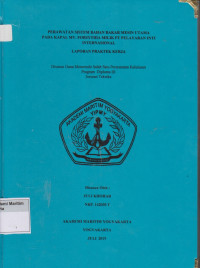 Image of Laporan proda teknika : Perawatan sistem bahan bakar mesin utama pada kapal MV.Forsythia milik PT.Pelayaran inti internsional