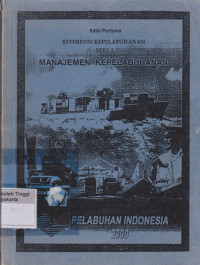 Image of Referensi Kepelabuhan : Manajemen Kepelabuhanan