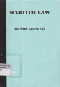 Image of Maritim Law IMO Model Course 7.02