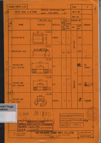Image of SPARE PARTS lIST : MAIN COOL