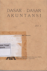 Image of Dasar - Dasar Akuntansi Jilid I
