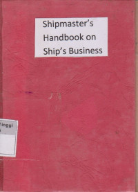 Image of Shipmaster's Handbook on ship's business